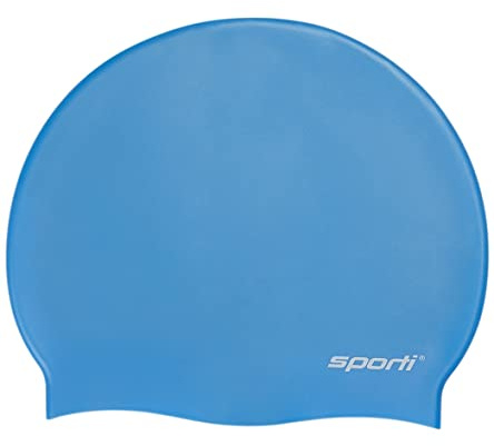 Sporti Silicone Swim Cap - Blue