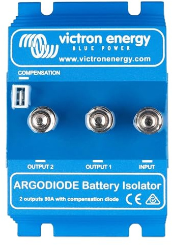 Victron Energy ArgoDiode Aislantes de Batería 80-2AC (2 Baterías 80 amperios), Venta al por menor