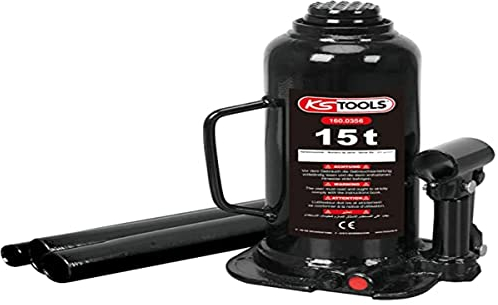 KS Tools 160.0356 Martinetti Idraulici a Bottiglia, 15 T