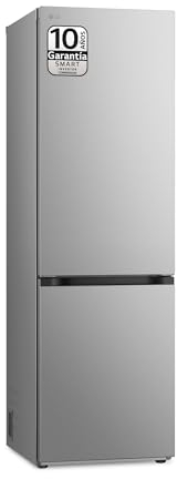 LG GBV5140CPY - Réfrigérateur 2 portes Door Cooling+ classe C, capacité 374 L, série 500, 1,86 m, acier inoxydable, anti-traces