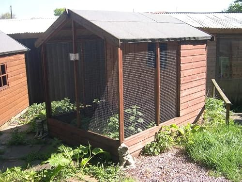 Aviary with Flight area and housing,Apex roof, Bird House for Budgies, finches, parrots from Buttercup Farm