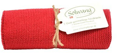 Solwang Handtuch in dunkel rot, Küchentuch aus Baumwolle