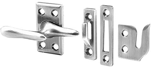 Prime-Line H 4158 Satin Nickel Casement Window Lock (Single Pack)