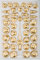 TESTEL T 39 TLG. Glas-Weihnachtskugeln Set in Ice Champagner Goldene Schleife- Christbaumkugeln - Weihnachtsschmuck-Christbaumschmuck