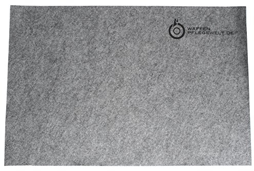 WPW Filzunterlage für Waffenpflege - Waffenreinigungsunterlage für Kurzwaffen (45 x 30 cm) oder Langwaffen (100 x 30 cm)