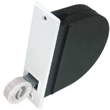 Rolladen Einlaßwickler mit 14 mm Mini - Gurtband grau Gurtwickler Unterputz