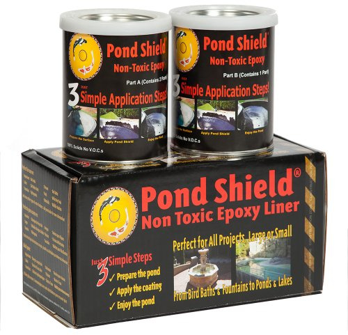 Pond Armor SKU-GRAY-QT-R Non-Toxic Pond Shield Epoxy Paint, 1.5-Quart, Gray