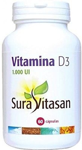 Vitamina D3 60 cápsulas de Sura Vitasan