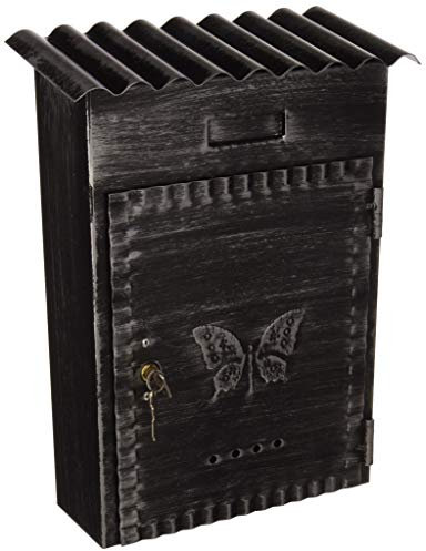 Vigor Blinky 27340-30 Cassetta Grande per Lettere Ferro Battuto, Antichizzata, 22x10x31