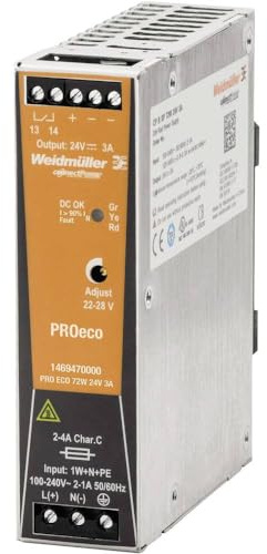 Weidmuller 1469470000 – Netzteil Pro ECO 72 W 24 V 3 A