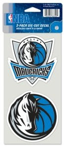 Wincraft Dallas Mavericks von 2 gestanzten Abziehbilder eingestellt