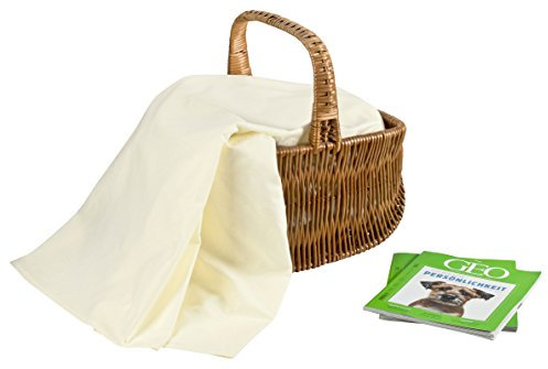 Elsterberg Premium Betttuch/Bettlaken 150x250 ohne Gummizug 100% Baumwolle 140g/m²-vanille