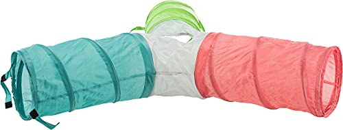 Trixie 62791 Spieltunnel für Kaninchen, 3 × ø 18 × 47 cm