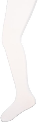 Camano Mädchen 3119 Strumpfhose, Weiß (white 1), 134 (Herstellergröße: 134/146), 1 Paar