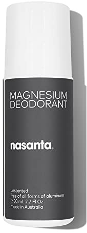 Magnesium Deodorant – Aluminum-Free Deodorant for Women & Men, Tested for Sensitive Skin, Alcohol-Free, Baking Soda-Free, Unscented, Made in Australia, 80mL 2.7 Fl Oz Roll-On