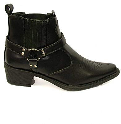 Botas de hombre tipo western US Brass Eastwood, color Negro, talla 44.5 EU