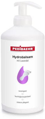 Hydrobalsam mit Lavendel, Fusspflegecreme Fußcreme PediBaehr, 450ml mit Spender