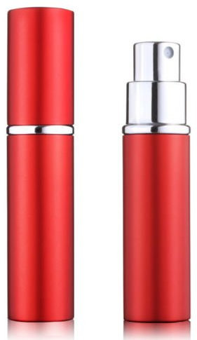 5starwarehouse® Refillable Perfume Atomiser Atomizer Aftershave Travel Spray Miniature Bottle 6ml (Red)
