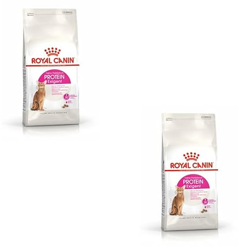 Royal Canin Protein Exigent | Pack Double | 2 x 400 g | Aliment Complet pour Chats particulièrement Difficiles à partir de 12 Mois | Contient Un apport énergétique spécialement adapté