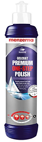 Menzerna Gelcoat Premium One Step Polish - Abbrasive Bootspolitur mit Glanz - 250 ml