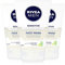 NIVEA MEN Sensitive Face Wash with Zero Percent Alcohol Pack of 3 (3 x 100 ml), Men's Sensitive Face Wash with Vitamin E, Men's Skin Care Essentials