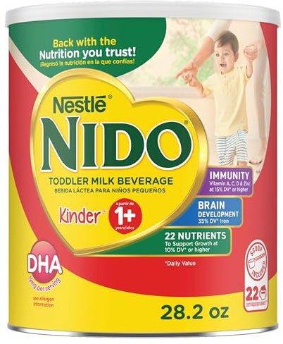 Nido NESTLE Kinder 1+ Powdered Milk Beverage 1.76 lb. Canister