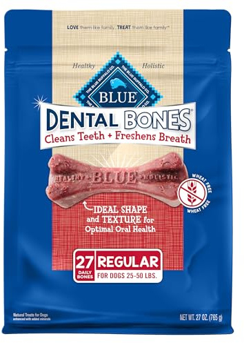 Blue Buffalo Regular Dental Bones, 27 oz, 27 Bones