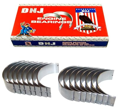 DNJ RB3104.20 Oversize Rod Bearings Set for 1967-2017 AM General, Buick, Cadillac, Chevrolet, GMC, Hummer, Isuzu, Oldsmobile, Pontiac, Saab 9-7x, Ascender, Avalanche 4.3L-6.6L V8 16V OHV 5328cc