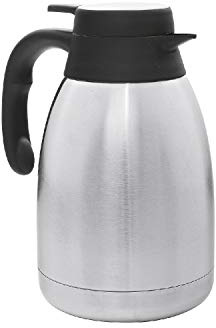 Haushalt International HI Isolierkanne 1,5 L Kaffeekanne Isolierflasche Isolierkanne Edelstahl groß