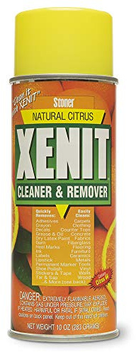 Stoner Car Care 94213 Xenit Citrus Cleaner and Remover Eliminates Stains, Sticky Residues, Grease, Oil, and More from Multiple Surfaces in Your House, Garage, and Workshop, 10 Oz, Pack of 1