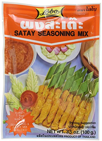 Lobo Satay Seasoning Mix 100 g (Pack of 6)