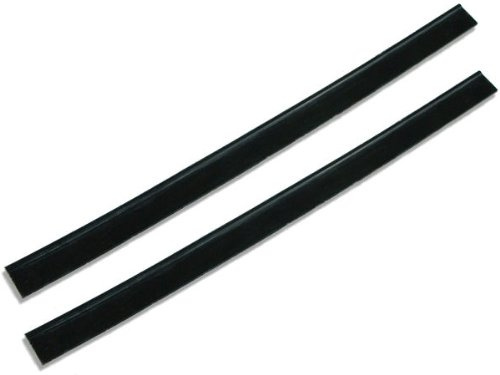 GBPro Professional Window Squeegee Stainless Wiper Rubber Replacement Blades - 2 per pack - Double sided High Grade Rubber Strip, Machine Cut - 15cm/25cm/35cm/45cm - Window Cleaning Equipment