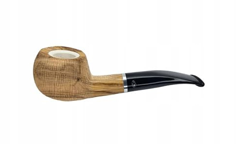 ULIVO olivträd meerschaum fodrad rak biljard tobak rökrör tillverkad i Italien