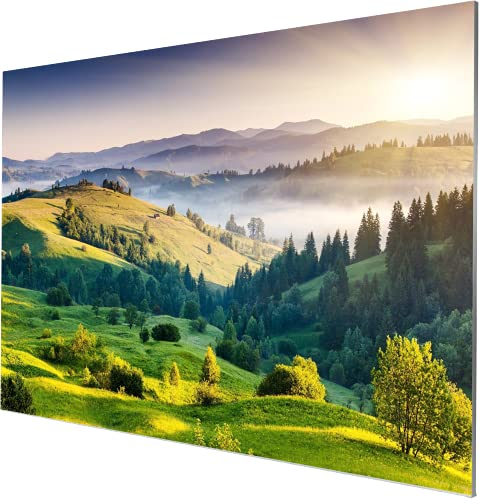 celexon Expert PureWhite Fixed Frame-Screen 125 | 250x190 cm 4:3 | narrow, matt white 4K, Full HD frame for home cinema projection or for the office | For discreet wall mounting