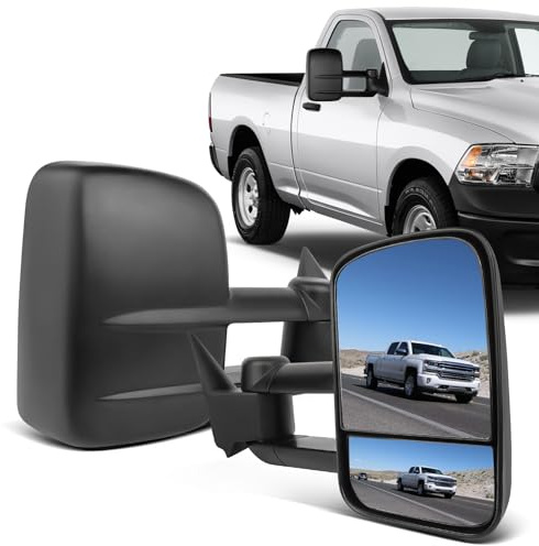 ECCPP Pair Tow Mirrors Fit For Chevy For GMC For C/K 1500 1988-1998 Truck