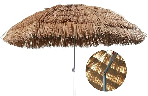 HI Hawaii Schirm Sonnenschirm Strandschirm Gartenschirm Balkonschirm 180 cm Beige