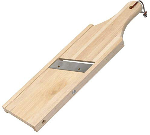IMUSA USA Wood Plantain Slicer Mariquitera, 13.8 x 4 x 1 inches