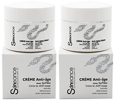 SKINEANCE – Numéro 1 en France en TV - Crème au peptide de venin de serpent lot de 2x 50ML- Formule unique- Actifs anti-âge avancés- Réduit les rides d'expression, gonflements, cernes