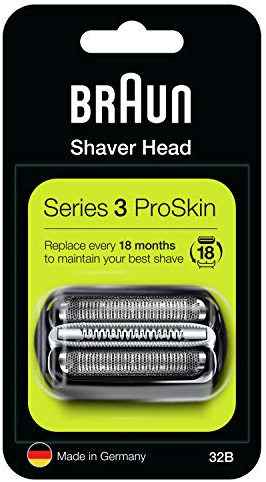 Braun - Combi-Pack 32B series 3B - Recharge Grille - cassette Noir