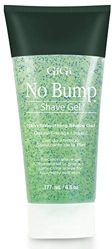 GiGi No Bump Skin Smoothing Shave Gel with Salicylic Acid, and Chamomile Extract, Prevents Ingrown Hairs, Bumps, and Razor Burns, 6 fl oz - 1 Pack
