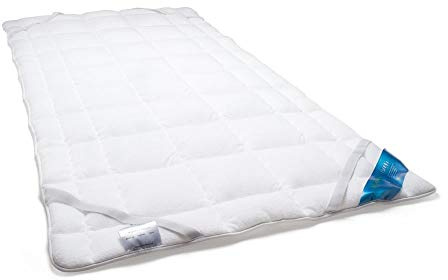 Schlafmond Medicus Clean Allergiker Matratzenschoner 140x200cm Baumwolle - Matratzenauflage 140x200 aus Baumwolle für Betten - Matratzenbezug 95 Grad waschbar - Made in Germany