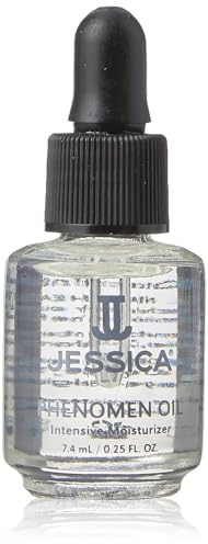 JESSICA Midi Phenomen Cuticle Oil for Nails, Intensive Moisturiser, Natural Jojoba, Almond and Rice Oils, Heals, Rehydrates, 7.4ml