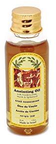 Lot de 10 flacons d'huile d'onction d'encens myrrhe et spikenard 30 ml de la Sainte Jérusalem