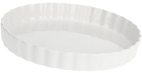 la Porcellana Arezzo tårta bakform presentförpackning, vit, 28 cm