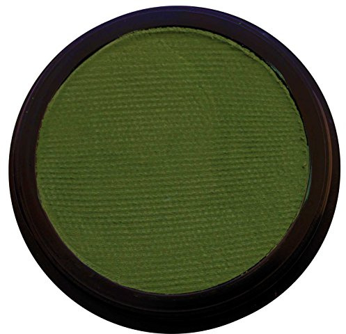 Eulenspiegel 184554 - Profi-Aqua Schminke in der Farbe Dunkelgrün, 20 ml, vegan
