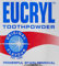 Eucryl Polvo dental de sabor original, polvo blanqueador de dientes, potente removedor de manchas, para manchas de tabaco, té, café y vino, acción de pulido única, 1 x 50 g