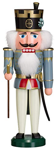 Nötknäpparen Officiant, 38 cm hög, original Erzgebirge av Seiffener Volkskunst SV 11206