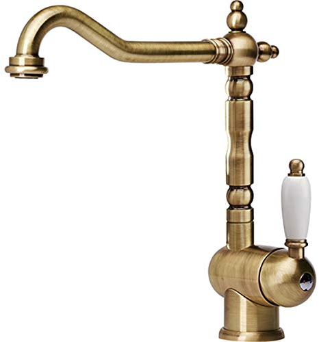 Franke 115.0028.205 High Pressure Kitchen Tap with Fixed Spout - Old Gold