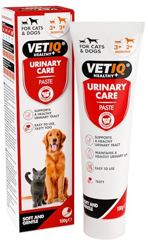 VETIQ Urinary Care Paste Supplement Contains Cranberry For Dogs & Cats, Supports a Healthy Urinary Tract, 100 g (Pack of 1)