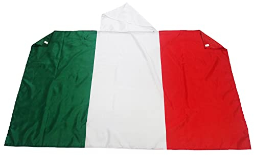 AZ FLAG BANDIERA ITALIA - BODY BANDIERA ITALIANA 90 x 150 cm per tifosi con maniche